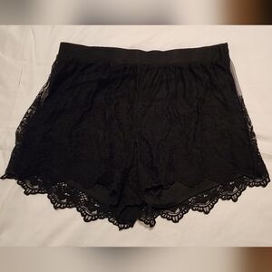 Torrid Black Lace Shorts